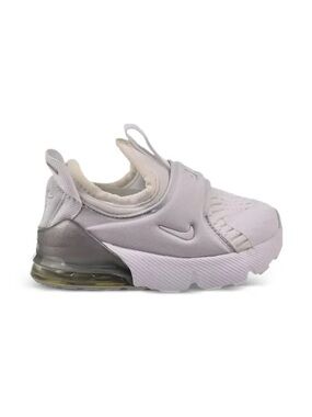 Nike Air Max 270 Extreme White Metallic Silver Toddler Shoes Size 5C
